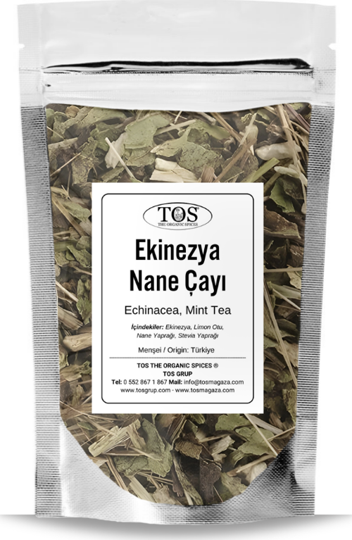 Ekinezya, Nane Çayı 40 gr (1. Kalite) Echinacea Mint Tea