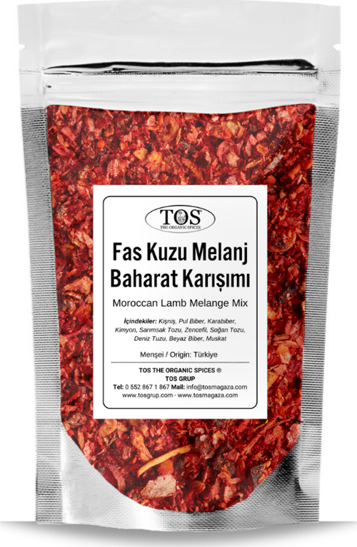Fas Kuzu Melanj Baharat Karışımı 100 gr Moroccan Lamb Mélange Spice Blend - Premium Quality