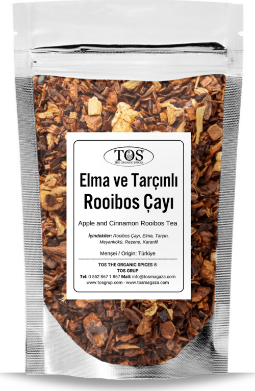 Elma ve Tarçınlı Rooibos Çayı 40 gr (1. Kalite) Apple and Cinnamon Rooibos Tea