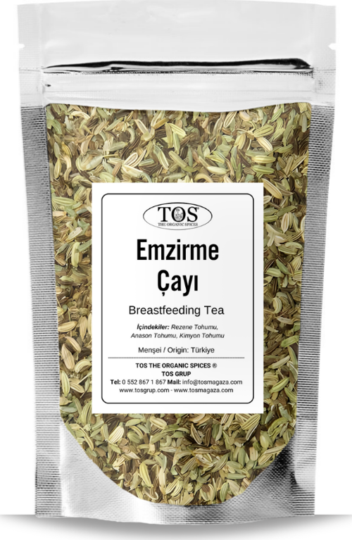 Emzirme Çayı (Anason-Kimyon-Rezene) 100 gr (1. Kalite) Breastfeeding Tea (Anise-Cumin-Fennel)
