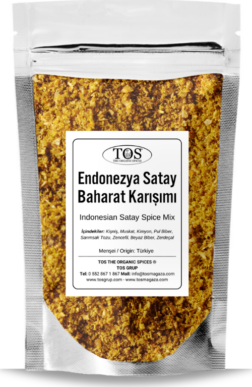 Endonezya Satay Baharat Karışımı 100 gr Indonesian Satay Spice Blend - Premium Quality