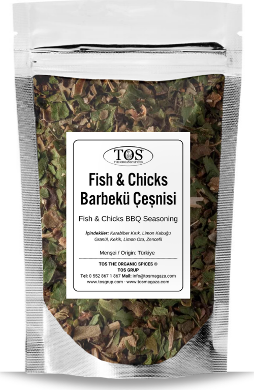 Fish & Chicks Barbekü Çeşnisi 250 gr Fish & Chicks BBQ Seasoning - Premium Kalite | Baharat Karışımı