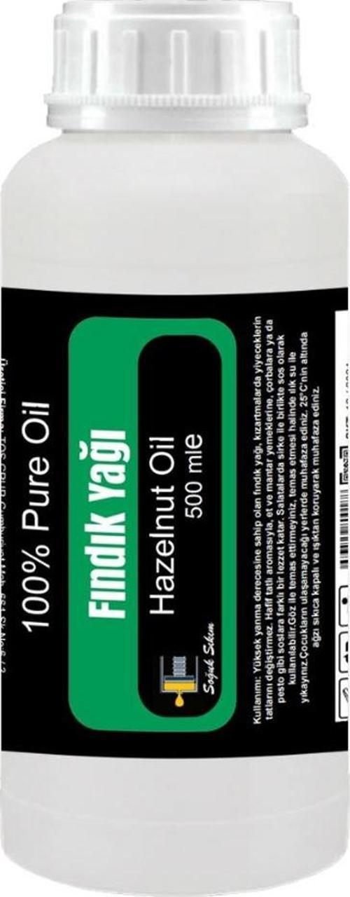 Fındık Yağı 500 ml Soğuk Sıkım / Hazelnut Oil, Cold Pressed