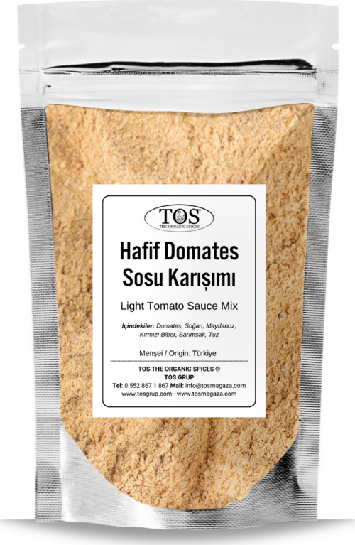 Hafif Domates Sosu Karışımı 100 gr Light Tomato Sauce Mix - Premium Quality | Baharat Karışımı