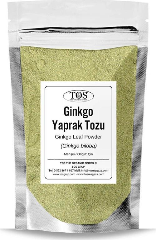 Ginkgo Yaprağı Tozu 500 gr (1. Kalite) Ginkgo biloba / Ginkgo Leaf Powder