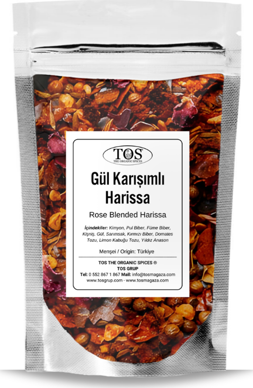 Gül Karışımlı Harissa 500 gr Rose Harissa Blend - Premium Quality | Baharat Karışımı