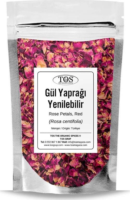 Gül Yaprağı 100 gr Yenilebilir (1. Kalite) Rosa centifolia / Rose Petals, Red