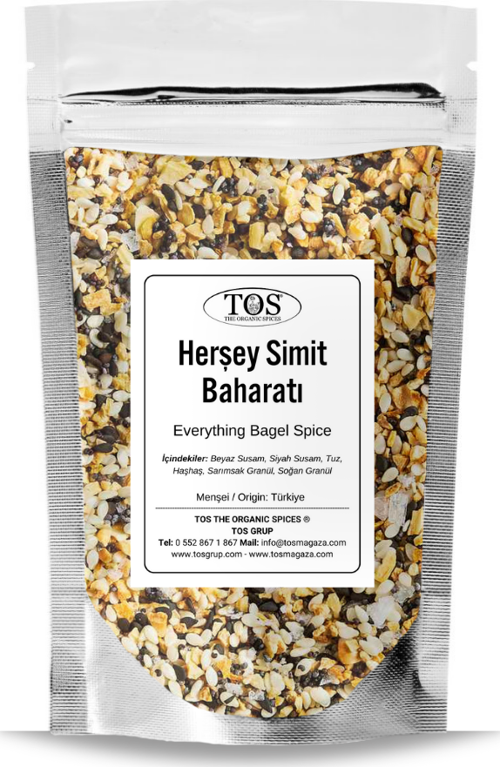 Herşey Simit Baharatı 100 gr Everything Bagel Spice Blend - Premium Quality | Baharat Karışımı