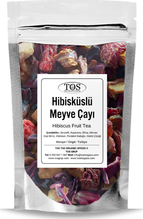 Hibisküslü Meyve Çayı 40 gr (1. Kalite) Hibiscus Fruit Tea