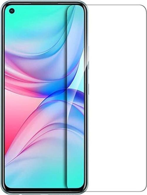 Huawei Honor 10X 5G İle Uyumlu Sadece Ön Mat Kılıflı Kesim Ekran Koruyucu Kaplama