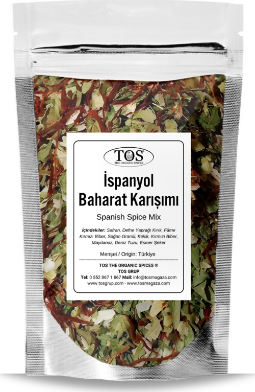 İspanyol Baharat Karışımı, Geleneksel 100 gr Traditional Spanish Spice Blend - Premium Quality