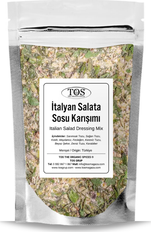İtalyan Salata Sosu Karışımı 250 gr Italian Salad Dressing Mix - Premium Quality | Baharat Karışımı