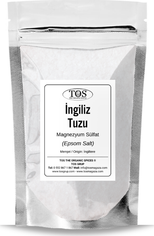 İngiliz Tuzu 500 gr Epsom Tuzu (1. Kalite) Epsom Salt