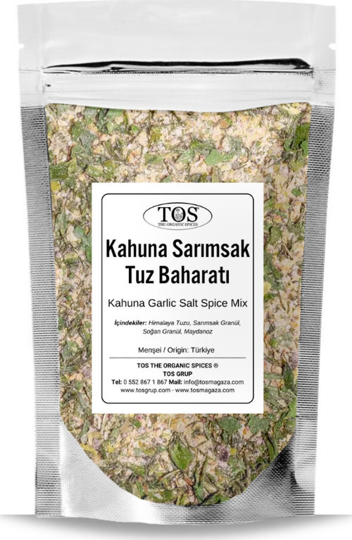 Kahuna Sarımsak Tuz Baharat Karışımı 250 gr Kahuna Garlic Salt Spice Blend - Premium Quality