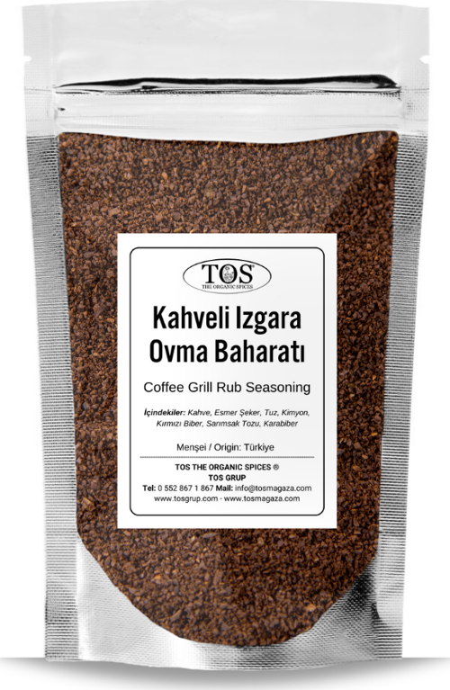 Kahveli Izgara Ovma Baharatı 100 gr Coffee Grill Rub Spice - Premium Quality | Baharat Karışımı