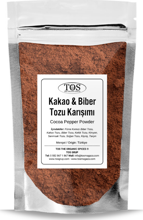 Kakao Biber Tozu 500 gr Cocoa Chili Powder - Premium Quality | Baharat Karışımı