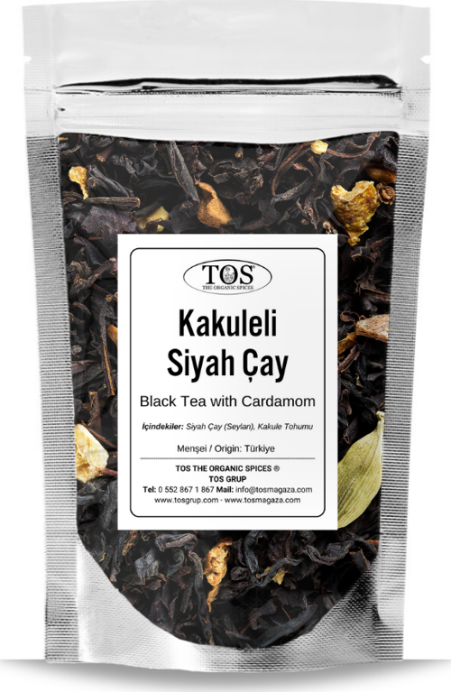 Kakuleli Siyah Çay 100 gr (1. Kalite) Cardamom Black Tea