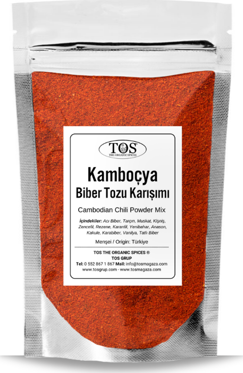 Kamboçya Biber Tozu Karışımı 250 gr (1. Kalite) Cambodian Chili Powder Mix