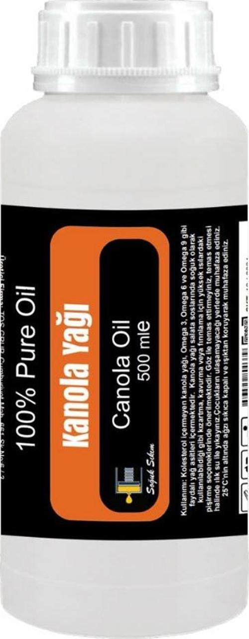 Kanola Yağı 500 ml Soğuk Sıkım / Canola Oil, Cold Pressed