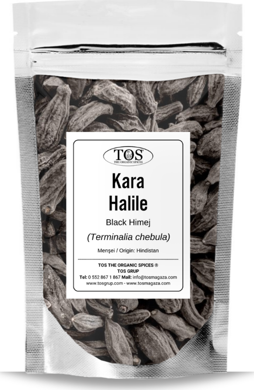 Kara Halile 50 gr (1. Kalite) Terminalia chebula / Kali Harad, Black Himej