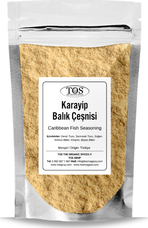 Karayip Balık Çeşnisi 500 gr Caribbean Fish Seasoning - Premium Quality | Baharat Karışımı