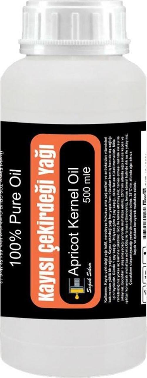 Kayısı Çekirdeği Yağı 500 ml Soğuk Sıkım / Apricot Kernel Oil, Cold Pressed