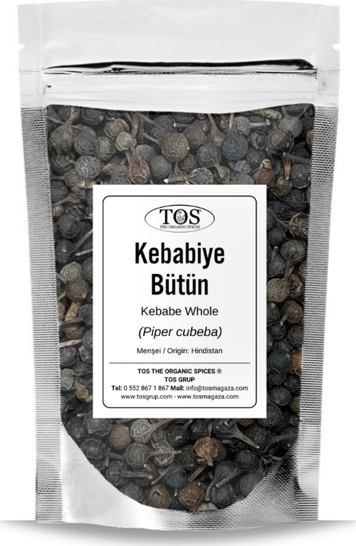 Kebabiye Bütün 100 gr (1. Kalite) Piper cubeba / Cubeb, Java Pepper Whole