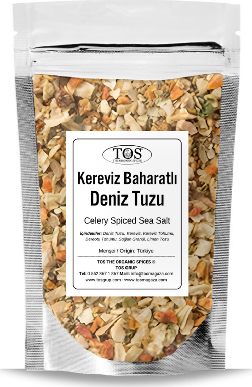 Kereviz Baharatlı Deniz Tuzu 2,5 kg (1. Kalite) Celery Spiced Sea Salt