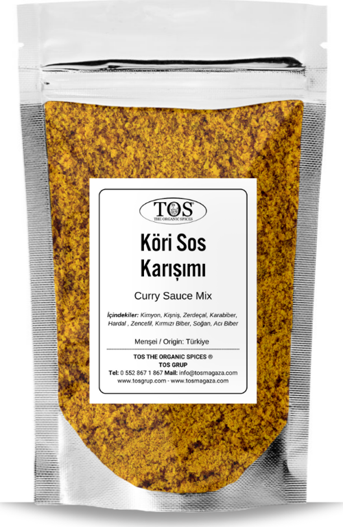 Köri Sos Karışımı 500 gr Curry Sauce Mix - Premium Quality | Baharat Karışımı