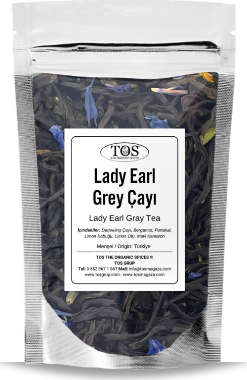 Lady Earl Grey Çayı 100 gr (1. Kalite) Lady Earl Grey Tea