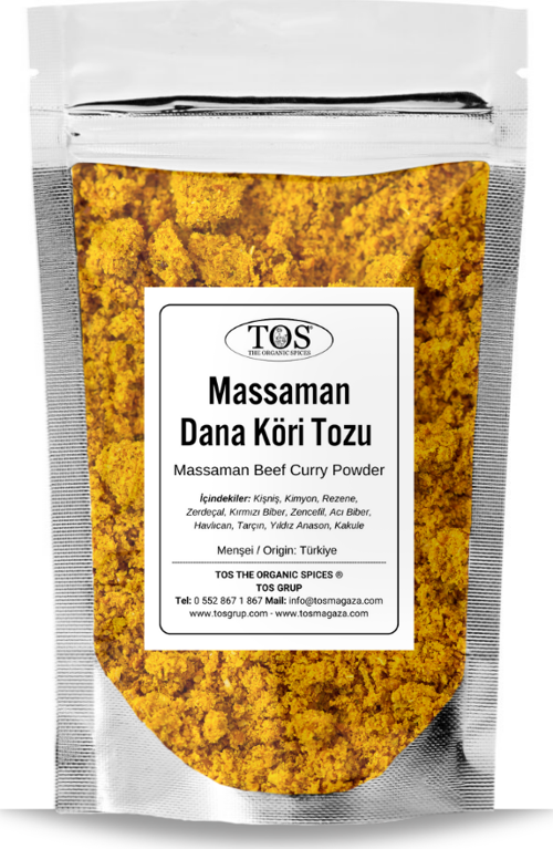 Massaman Dana Köri Tozu 250 gr Massaman Beef Curry Powder - Premium Quality | Baharat Karışımı