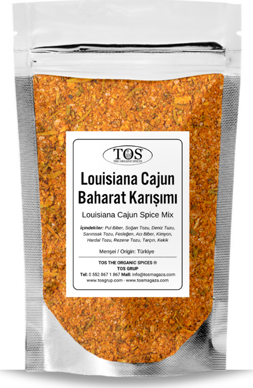 Louisiana Cajun Baharat Karışımı 250 gr Louisiana Cajun Spice Blend - Premium Quality
