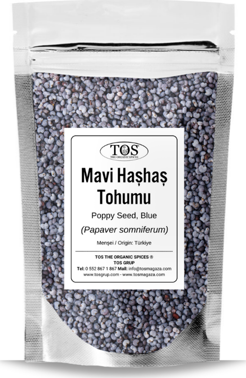 Mavi Haşhaş Tohumu 100 gr (1. Kalite) Papaver somniferum / Blue Poppy Seed