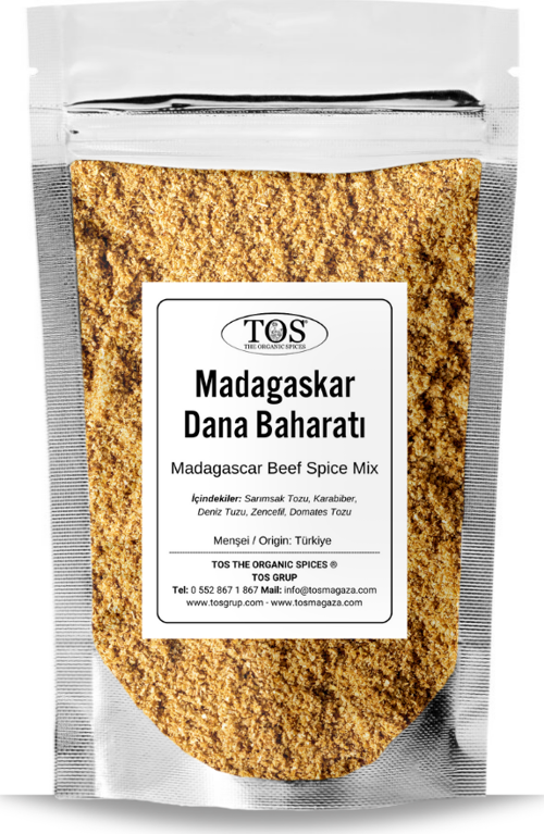 Madagaskar Kızarmış Dana Baharatı 100 gr Madagascar Roast Beef Spice - Premium Quality