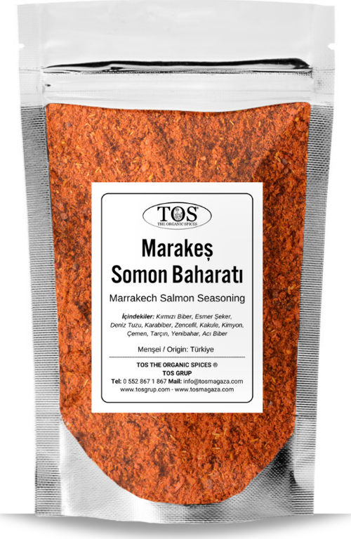 Marakeş Somon Baharatı 500 gr Marrakesh Salmon Seasoning - Premium Quality | Baharat Karışımı