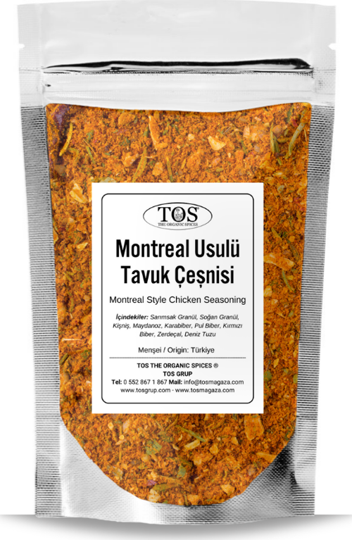Montreal Usulü Tavuk Çeşnisi 100 gr Montreal-Style Chicken Seasoning  - Premium Quality 