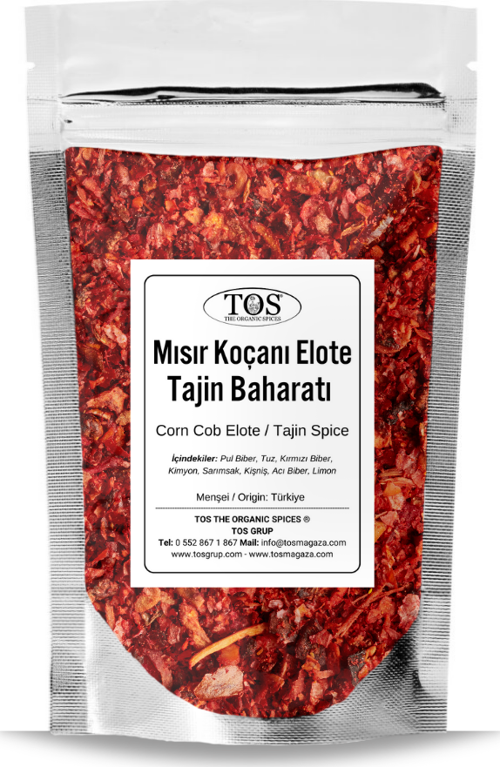 Mısır Koçanı Elote / Tajin Baharatı 250 gr Corn on the Cob Elote / Tajin Spice - Premium Quality