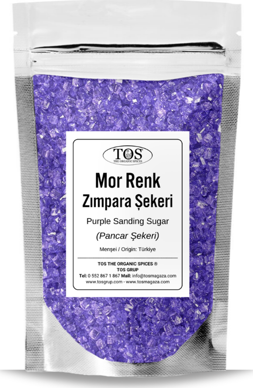 Mor Zımpara Şekeri 250 gr Purple Sanding Sugar