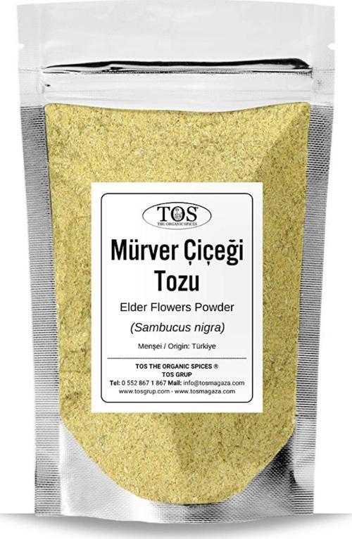 Mürver Çiçeği Tozu 500 gr (1. Kalite) Sambucus nigra / Elder Flowers Powder