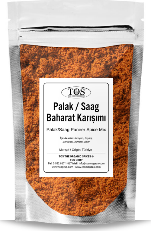 Palak / Saag Paneer Baharat Karışımı 100 gr Palak / Saag Paneer Spice Blend - Premium Quality
