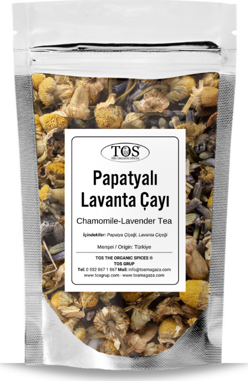 Papatya - Lavanta Çayı 100 gr (1. Kalite) Chamomile - Lavender Tea