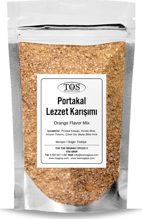 Portakal Lezzet Karışımı 500 gr Orange Zest Blend - Premium Quality | Baharat Karışımı