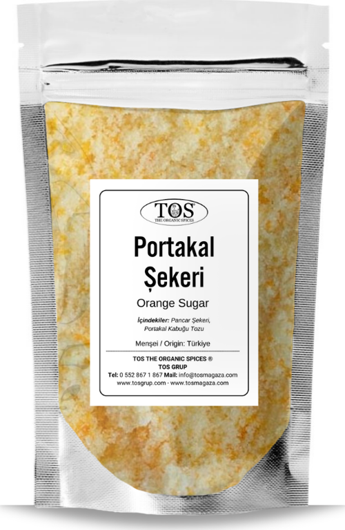 Portakal Şekeri 100 gr (1. Kalite) Orange Sugar