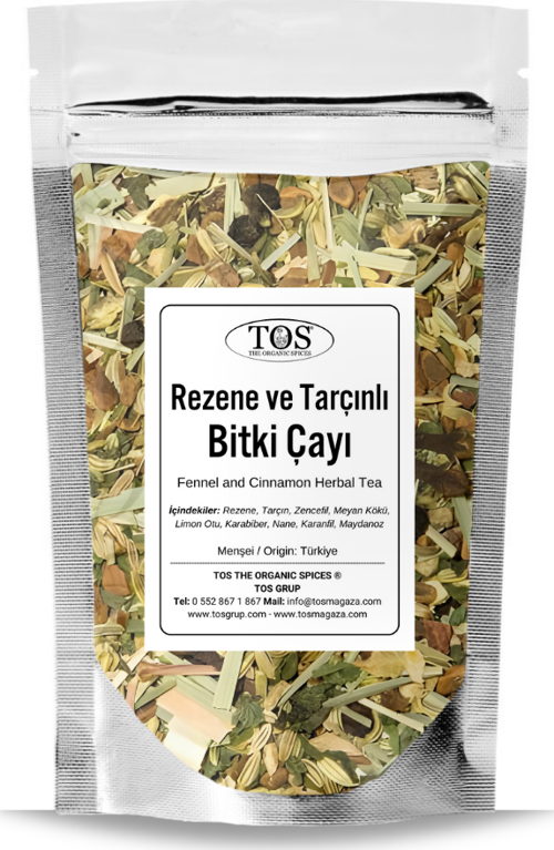 Rezene ve Tarçınlı Bitki Çayı 40 gr (1. Kalite) Fennel and Cinnamon Herbal Tea