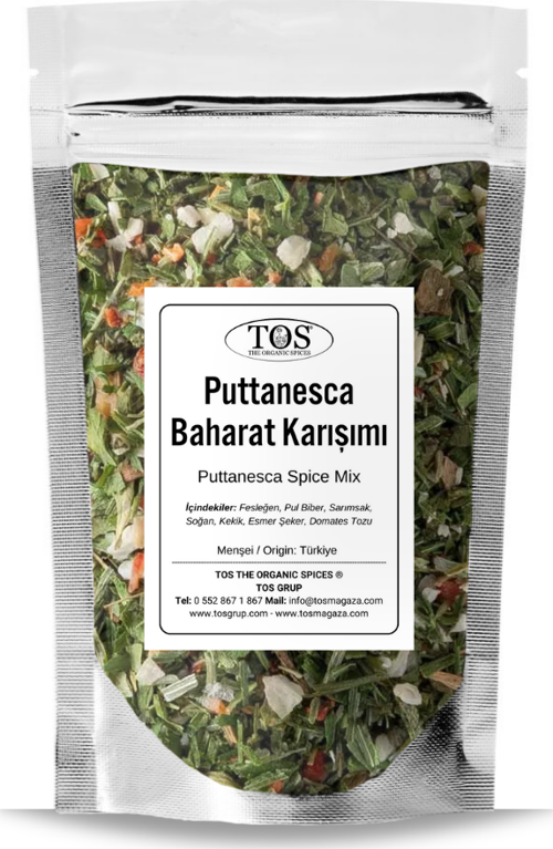 Puttanesca Baharat Karışımı 250 gr Puttanesca Spice Blend - Premium Quality | Baharat Karışımı