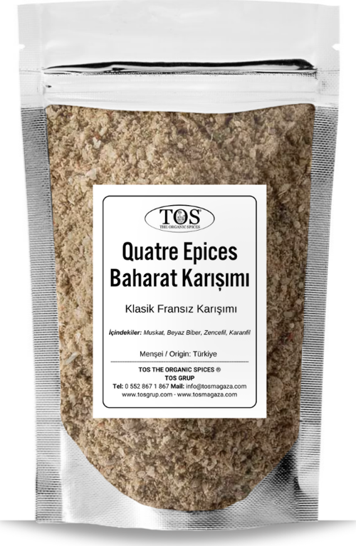 Quatre Epices Baharat Karışımı 500 gr Quatre Epices Spice Blend - Premium Quality | Baharat Karışımı