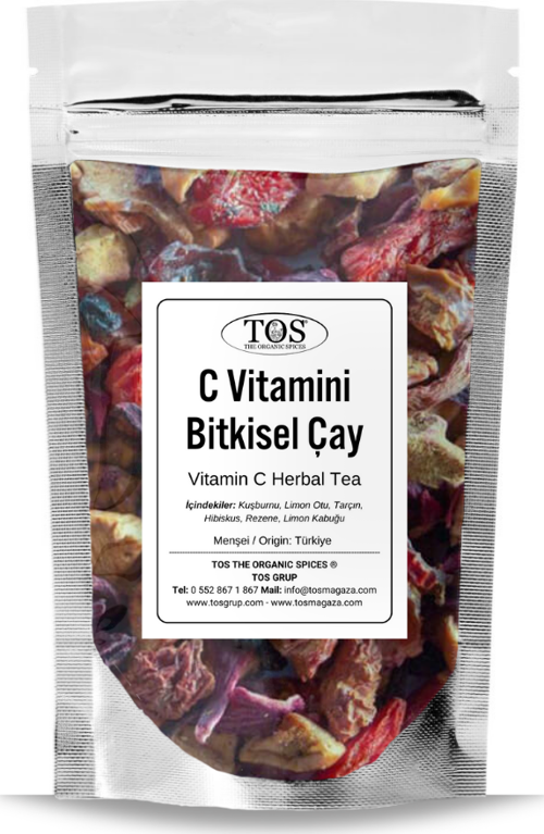 Sağlıklı C Vitamini Bitkisel Çay 100 gr (1. Kalite) Healthy Vitamin C Herbal Tea