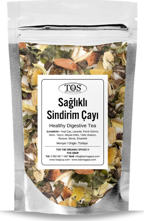Sağlıklı Sindirim Çayı 100 gr (1. Kalite) Healthy Digestion Tea