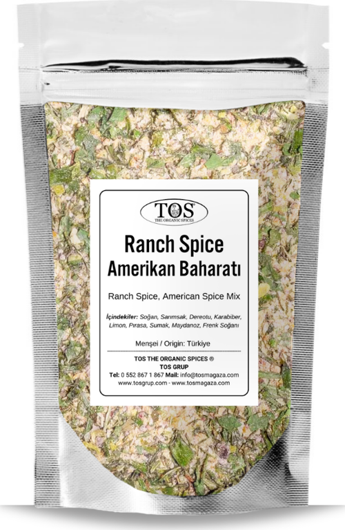Ranch Spice Baharatı 100 gr Ranch Spice, American Spice Blend - Premium Quality | Baharat Karışımı