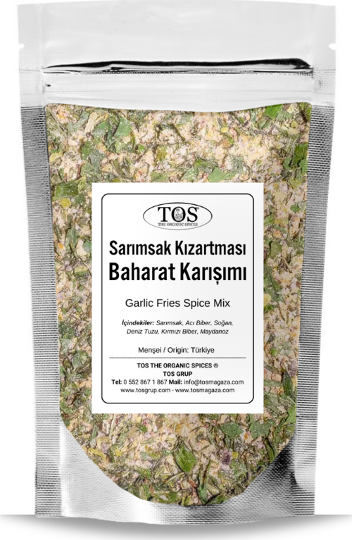 Sarımsak Kızartması Baharat Karışımı 500 gr Garlic Roast Spice Blend - Premium Quality